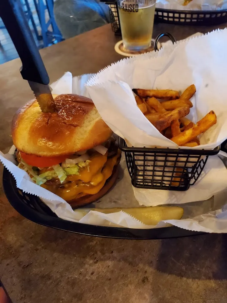 Cheeseburger and Fries
